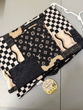 LV bamboo blanket