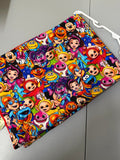 Red mash up bamboo blanket