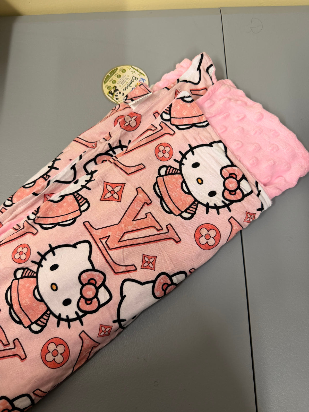 LV & Hello Kitty bamboo blanket