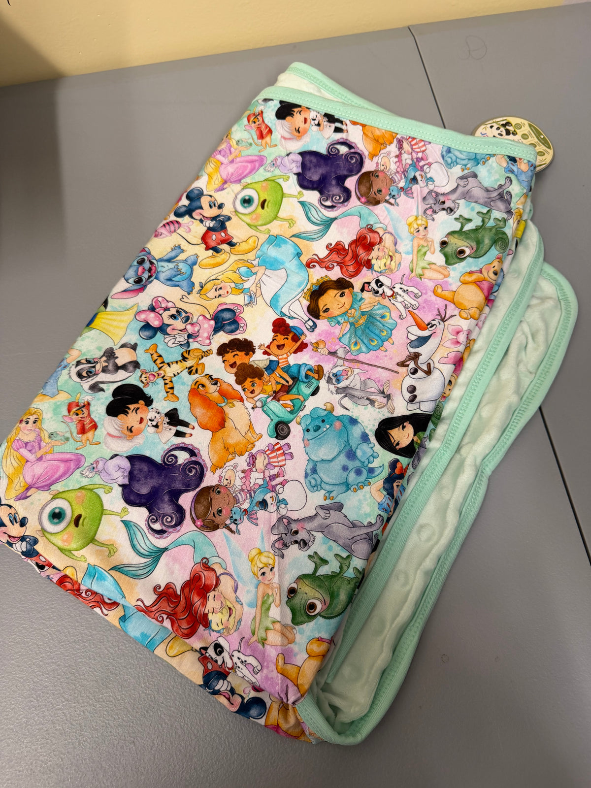 Disney mash up bamboo blanket