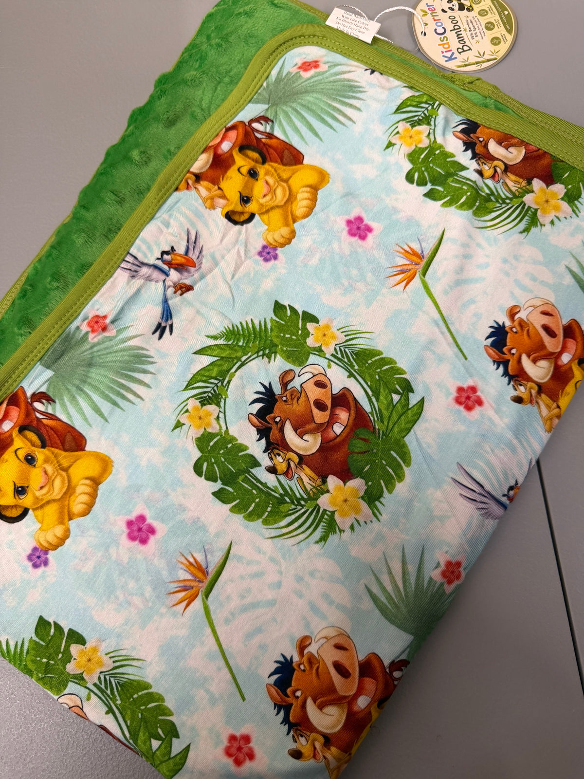 Lion King bamboo blanket
